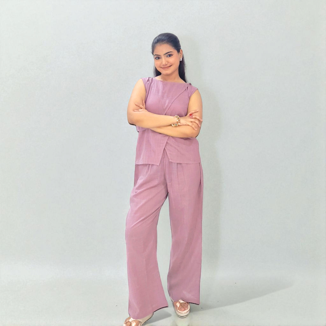 Sleeveless cut-out Co-Ord set