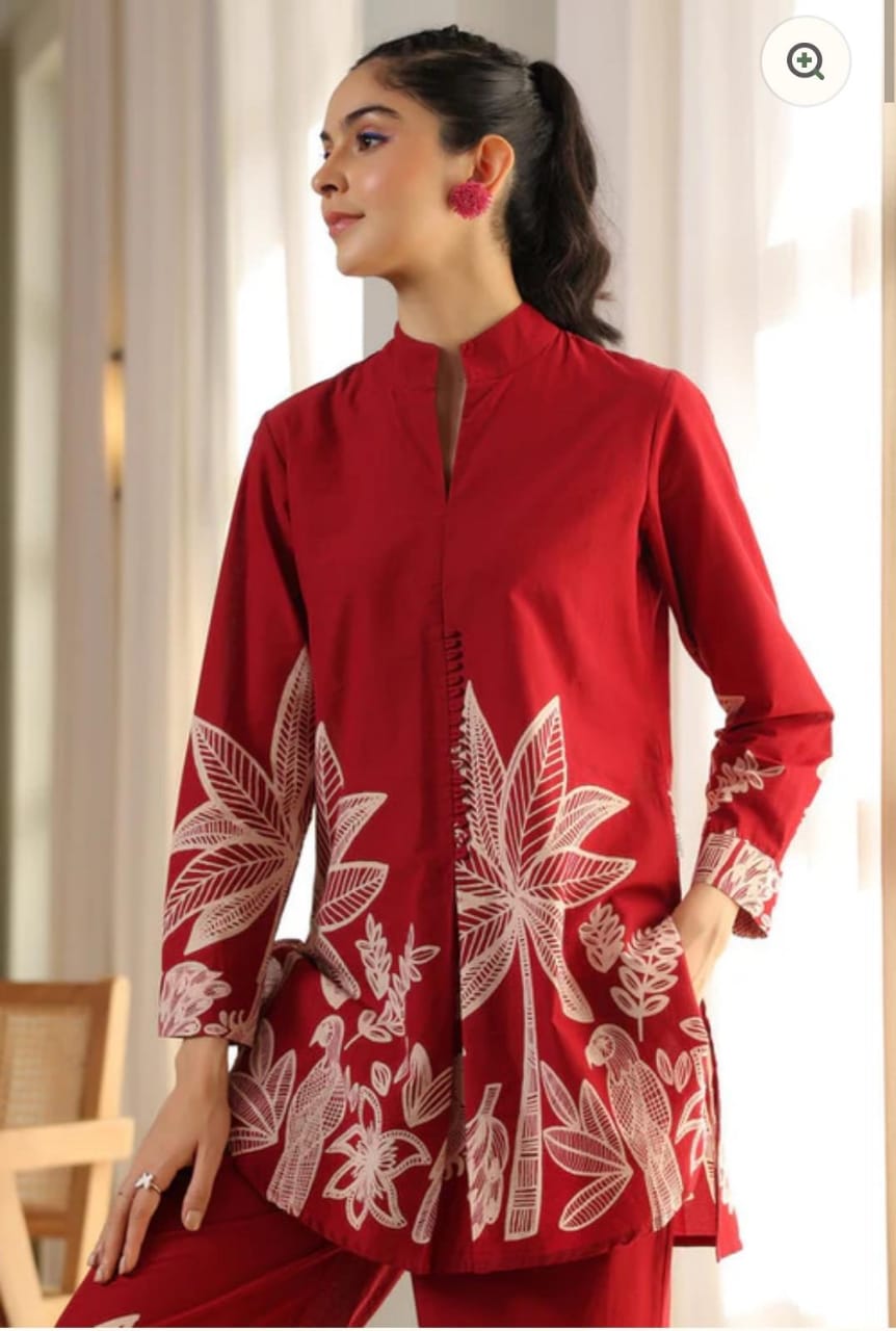 Red Placement Print Set