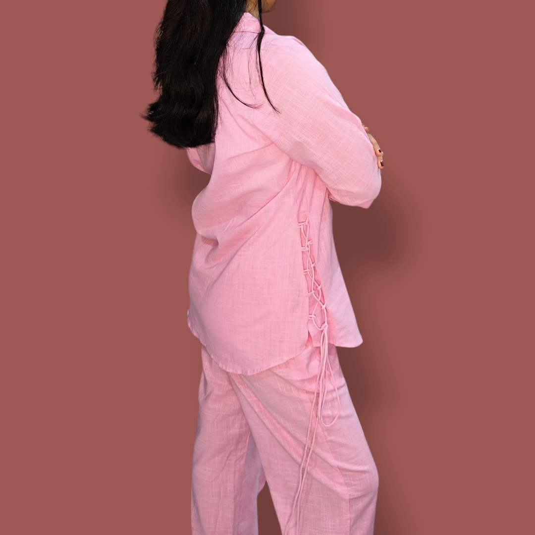 Candy Pink Elevated Co-ord Set