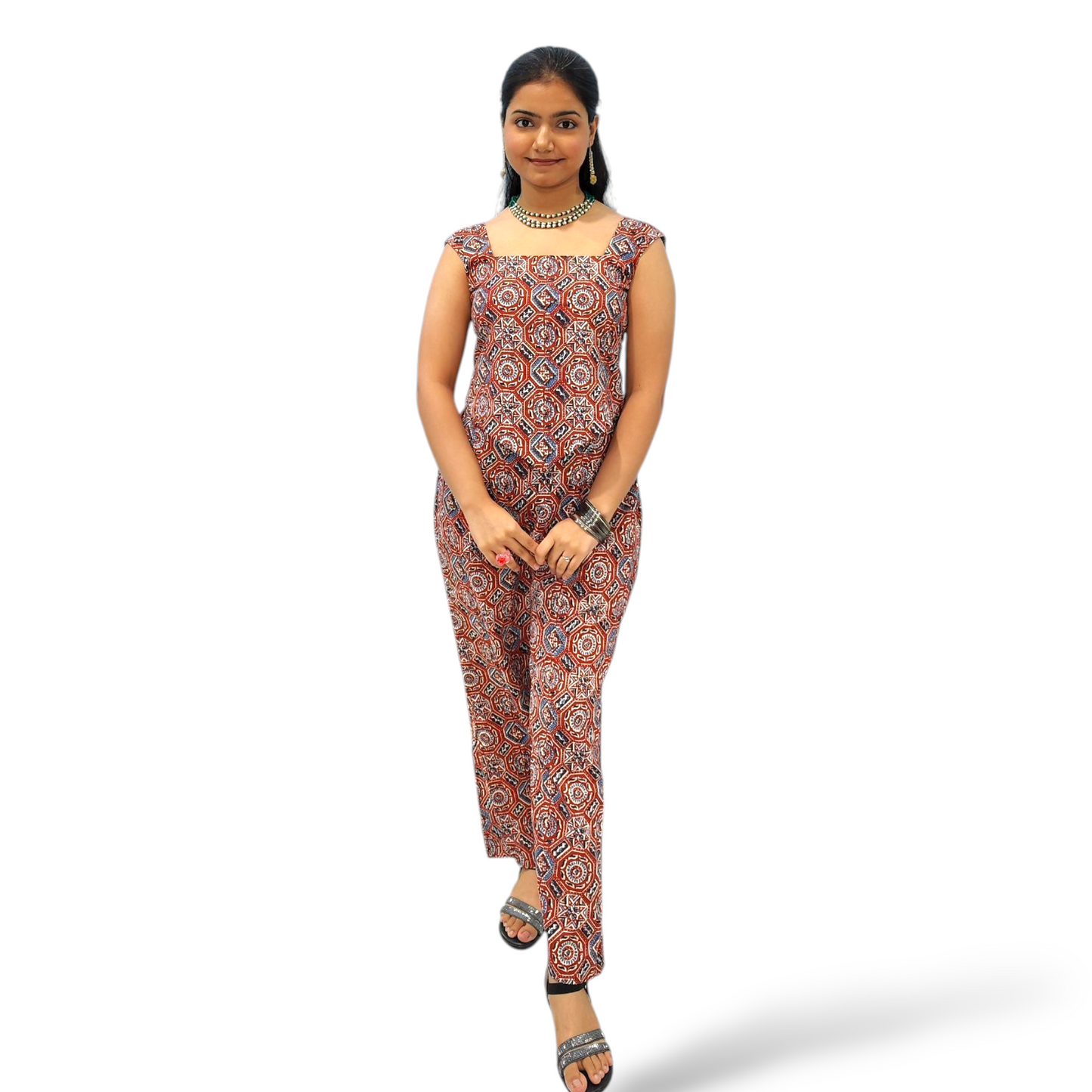 Ajrakh Corset Co-Ord Set