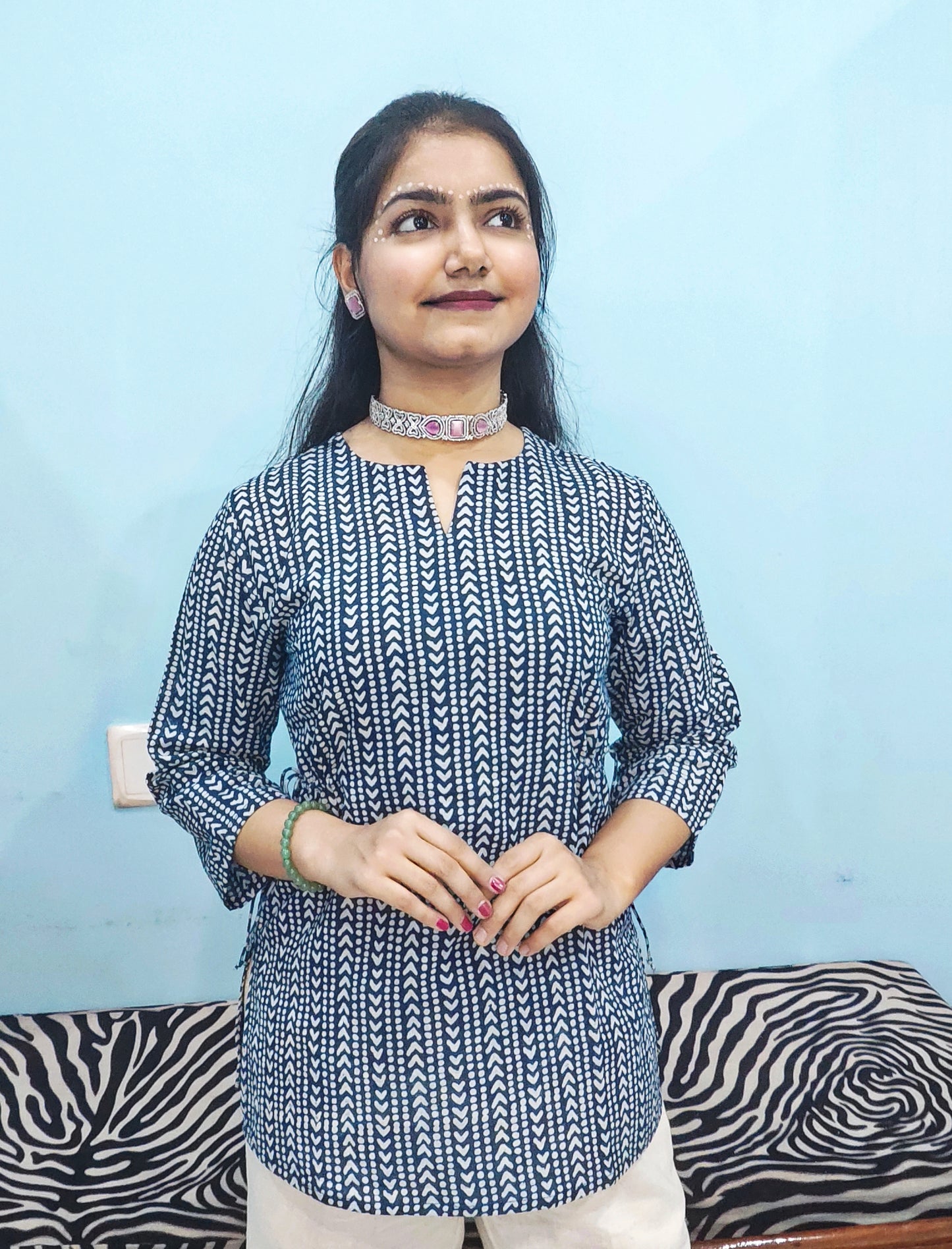 Printed Short Kurti
