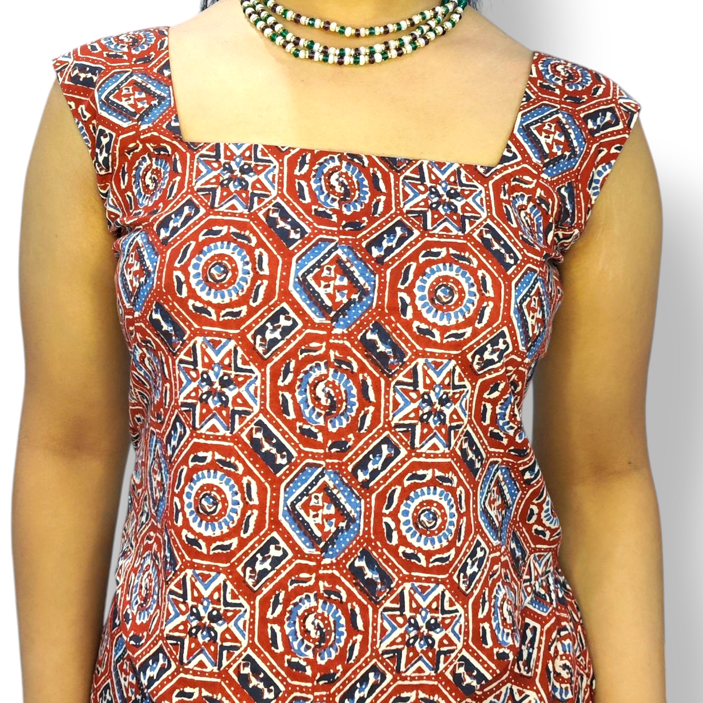 Ajrakh Corset Co-Ord Set