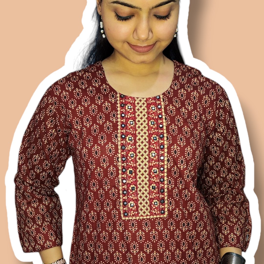 Printed Short Kurti 7