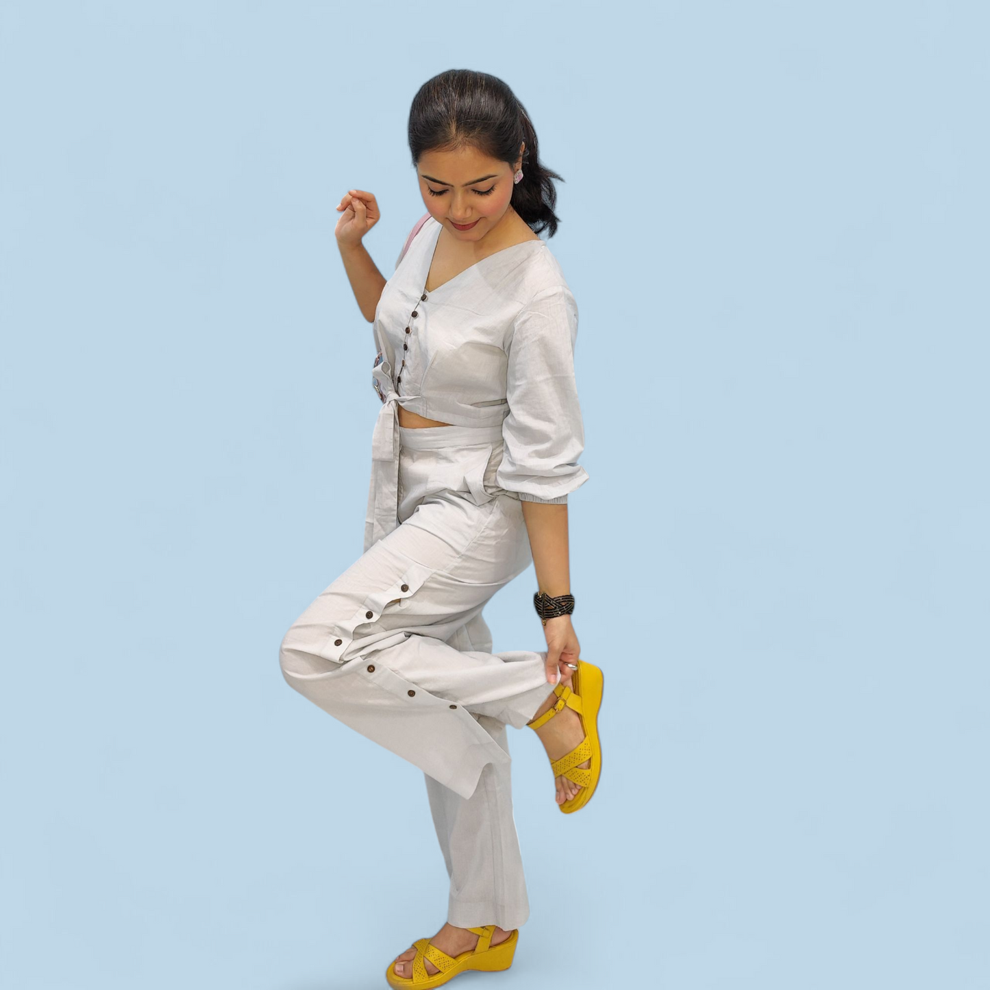 Crop tie Co-ord