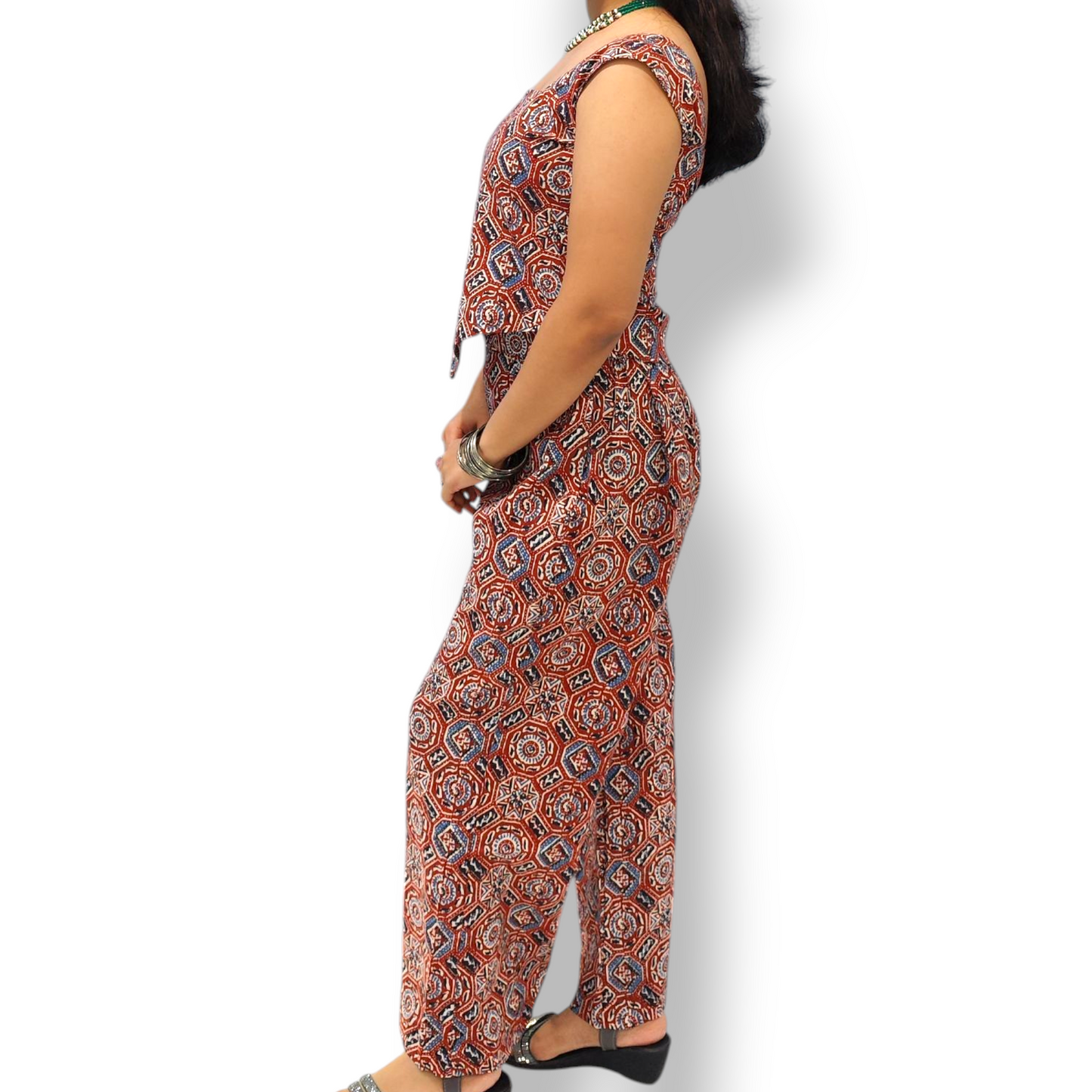 Ajrakh Corset Co-Ord Set