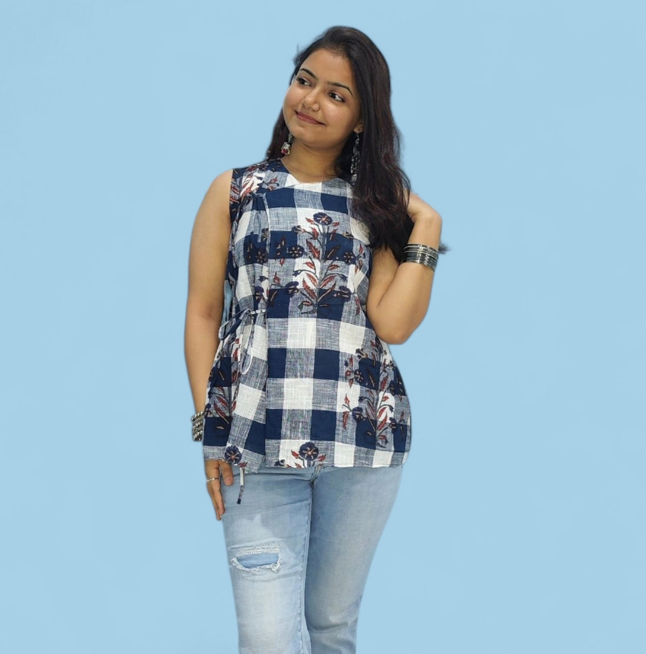 Angrakha Short Kurti