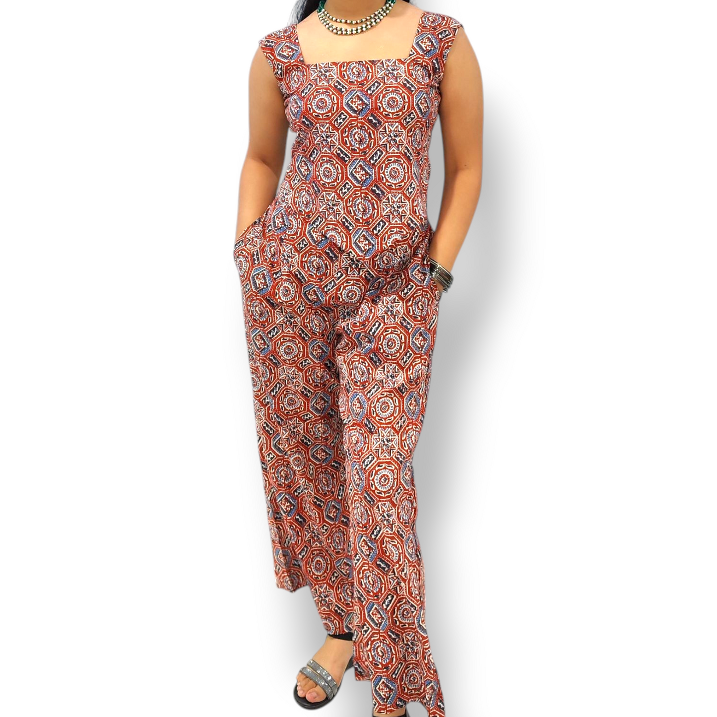 Ajrakh Corset Co-Ord Set