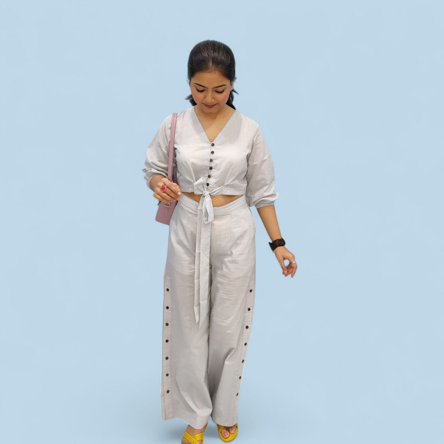 Crop tie Co-ord