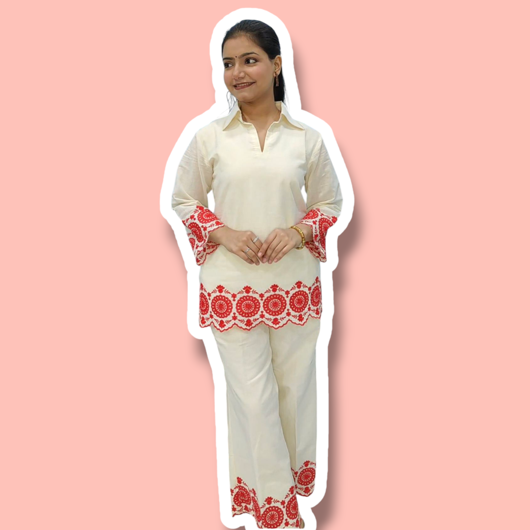 Bhagyashree Kora Cotton Set