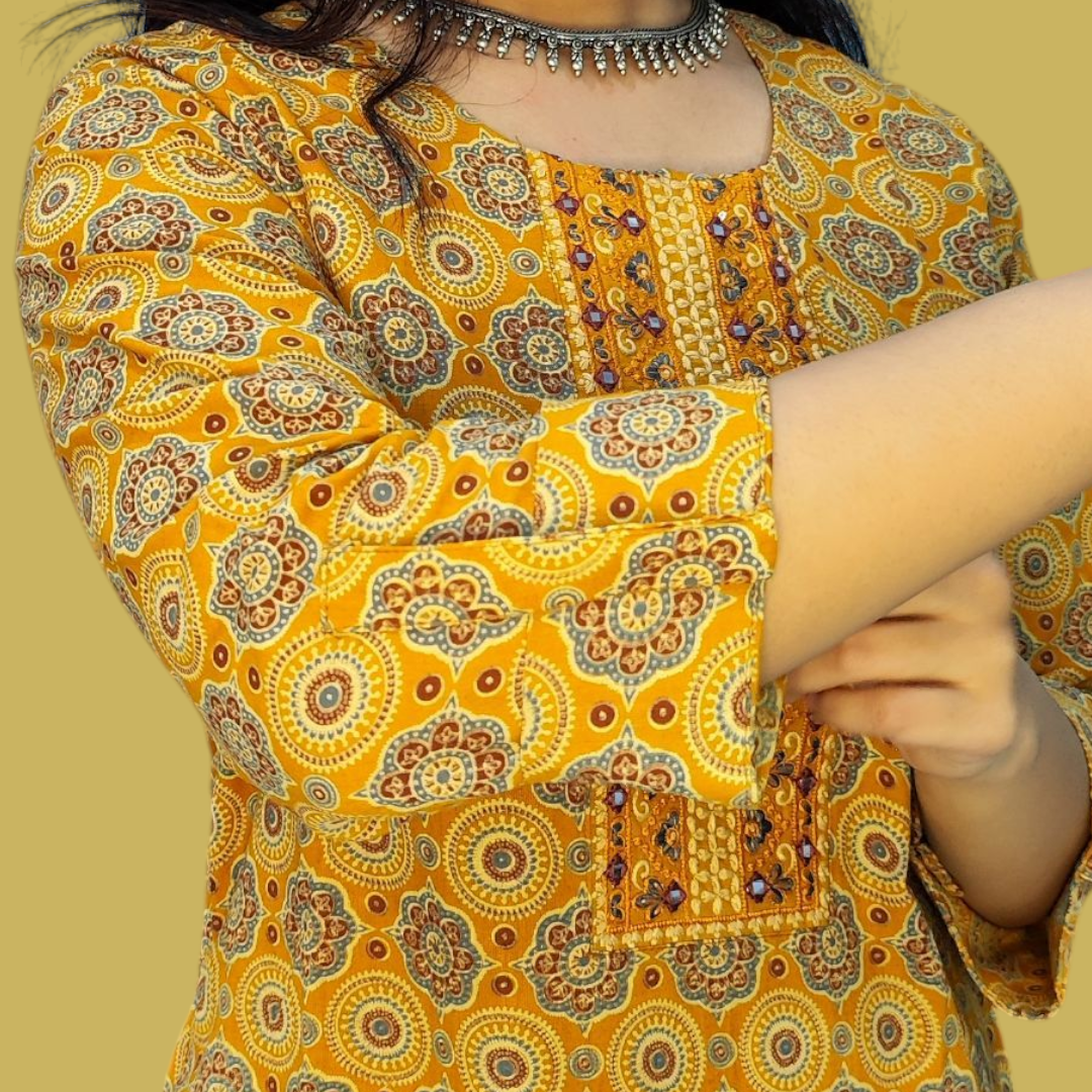 Printed Short Kurti 2