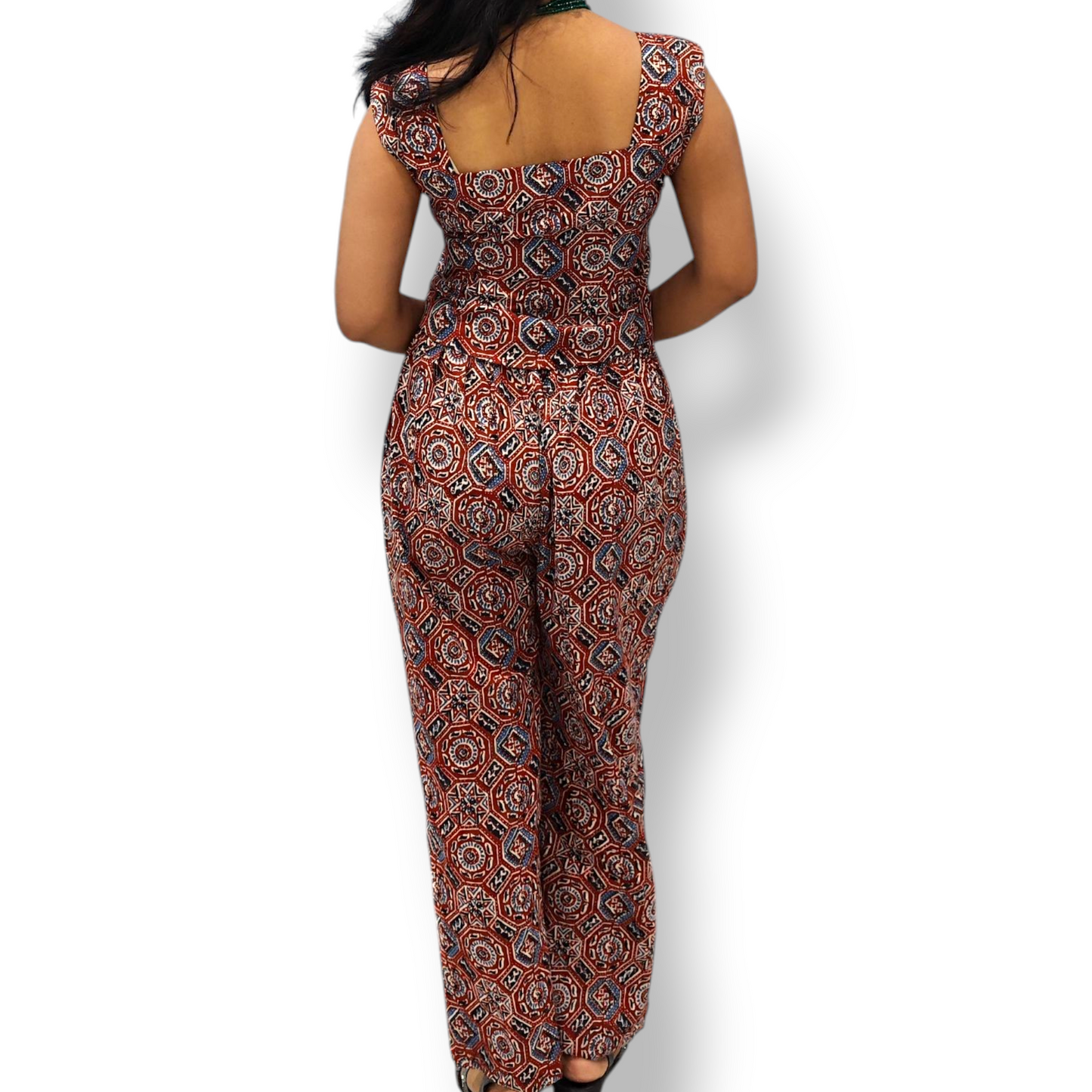 Ajrakh Corset Co-Ord Set