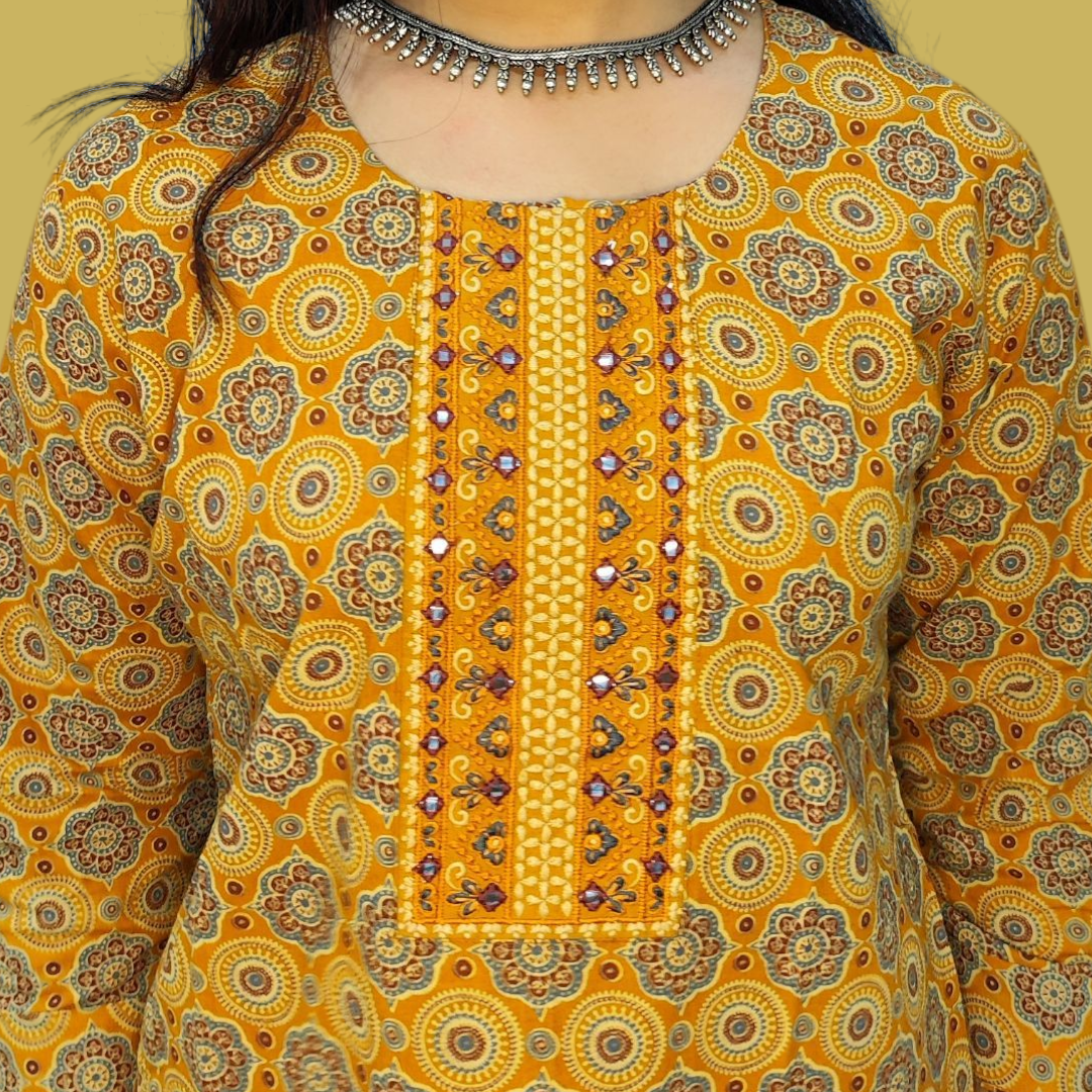 Printed Short Kurti 2