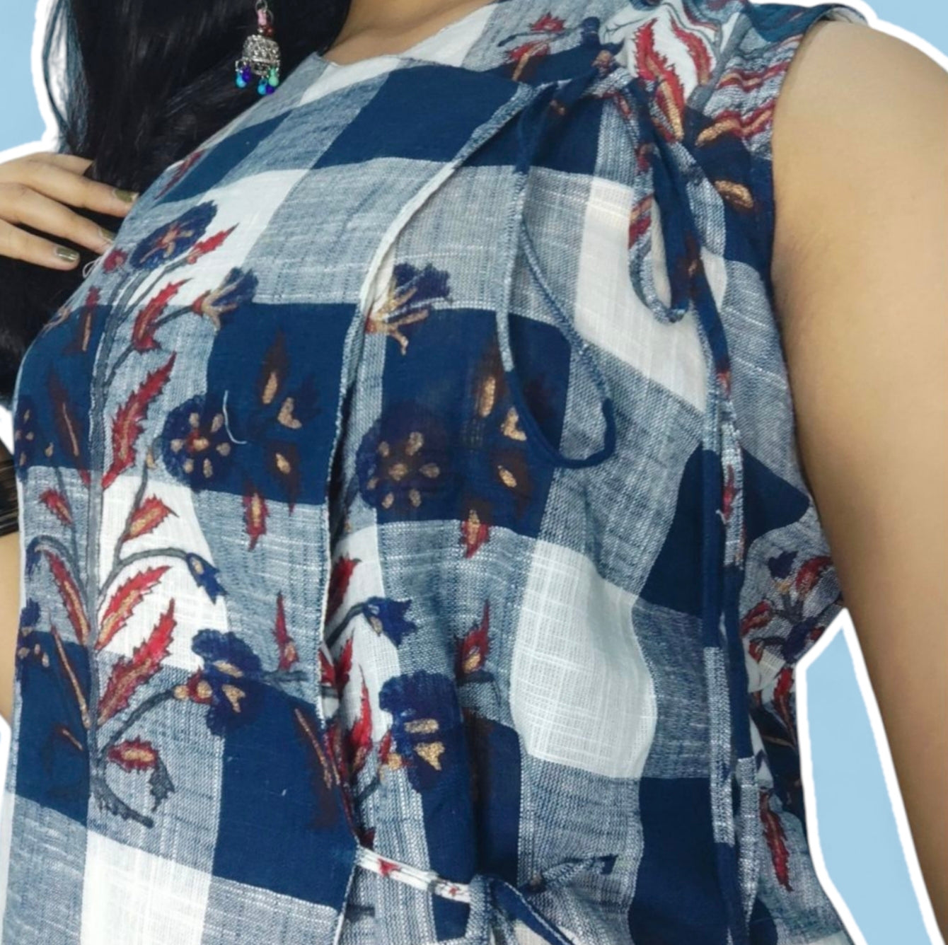 Angrakha Short Kurti