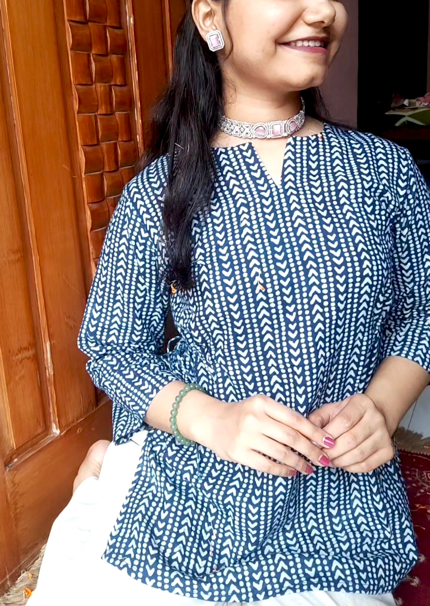 Printed Short Kurti