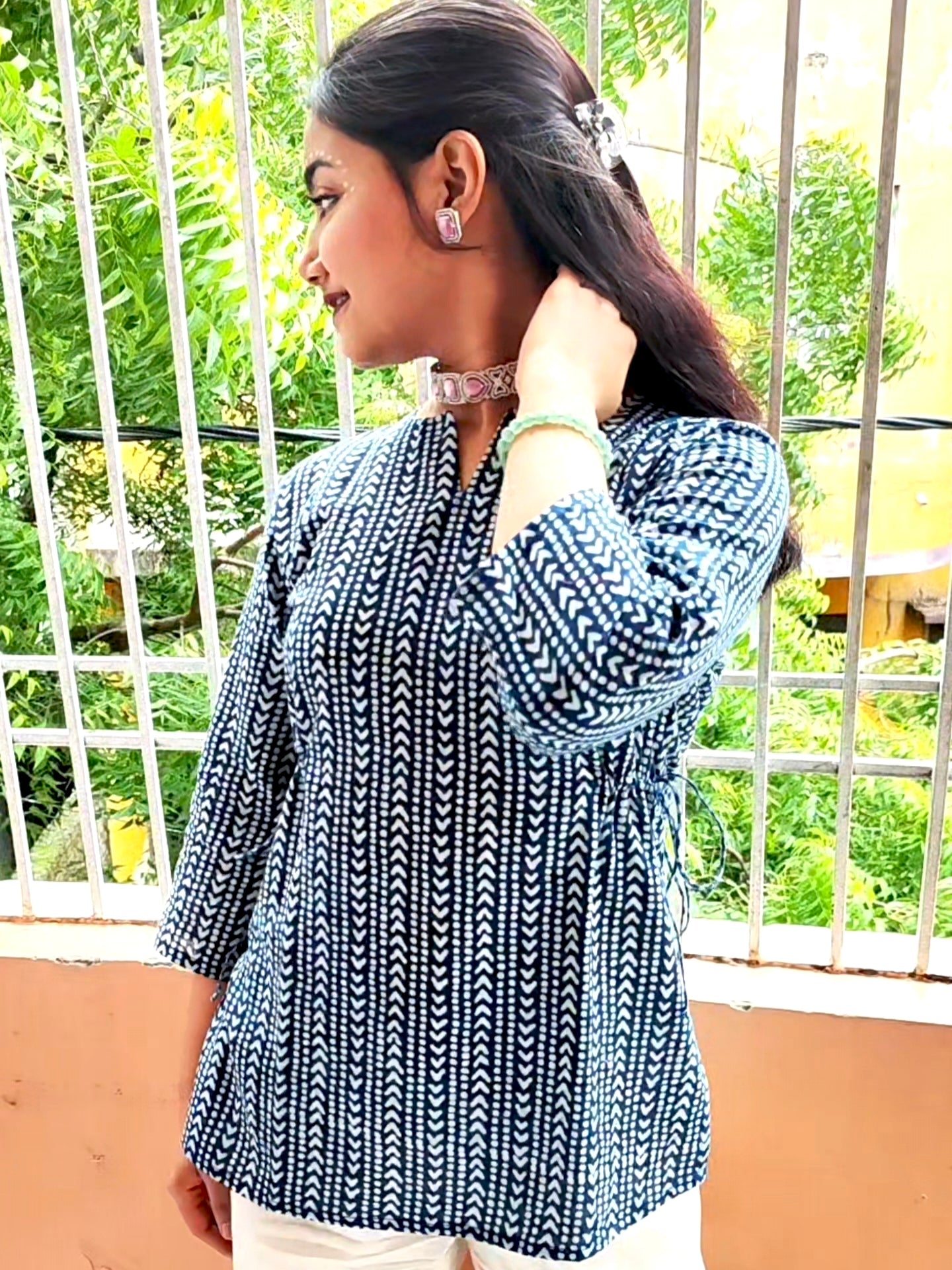Printed Short Kurti