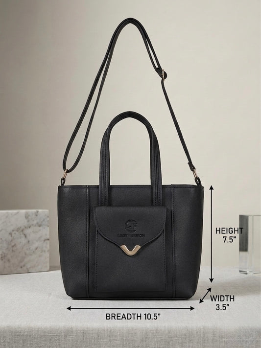 Black mini shoulder bag