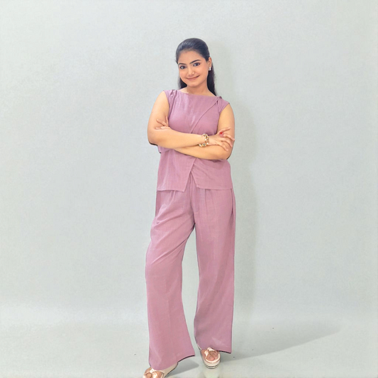 Sleeveless cut-out Co-Ord set