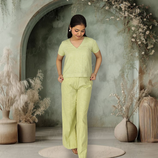 Pistachio mood Co-ord set