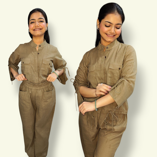 Brown Sporty Co-ord set