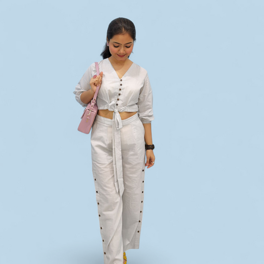 Crop tie Co-ord