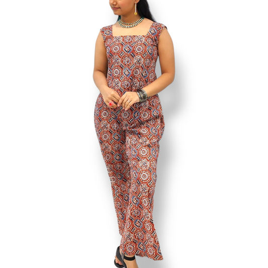 Ajrakh Corset Co-Ord Set