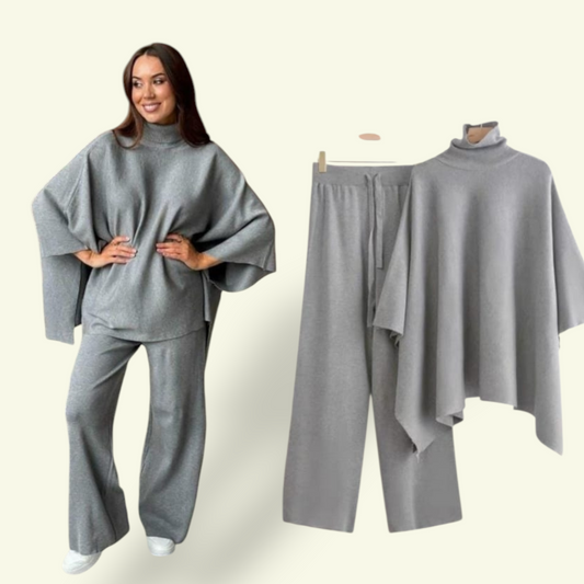 Grey woollen coord set